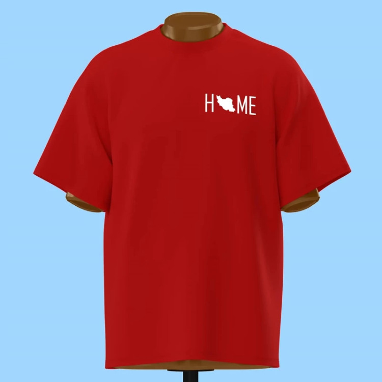 تیشرت طرح هوم (HOME) نخ پنبه درجه یک کد 10216