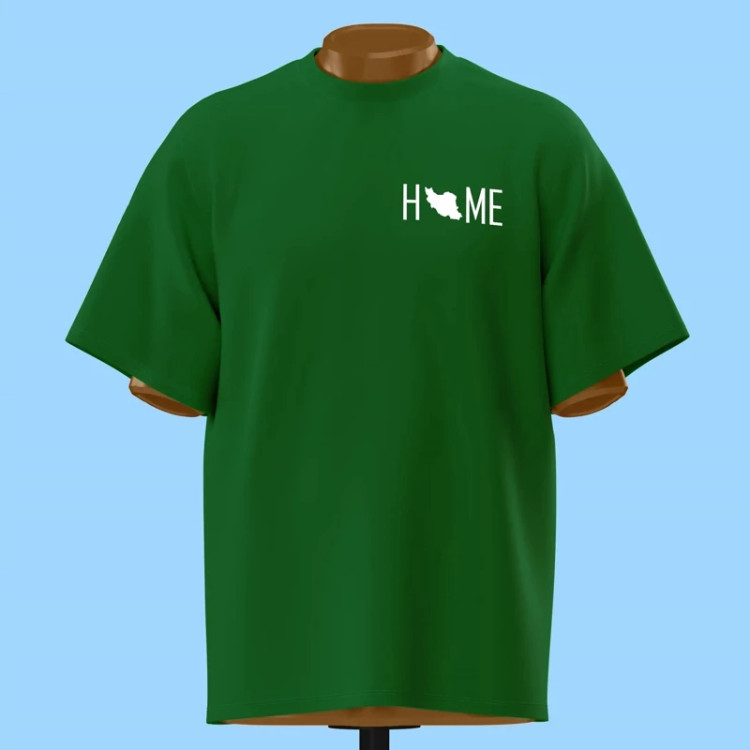 تیشرت طرح هوم (HOME) نخ پنبه درجه یک کد 10216