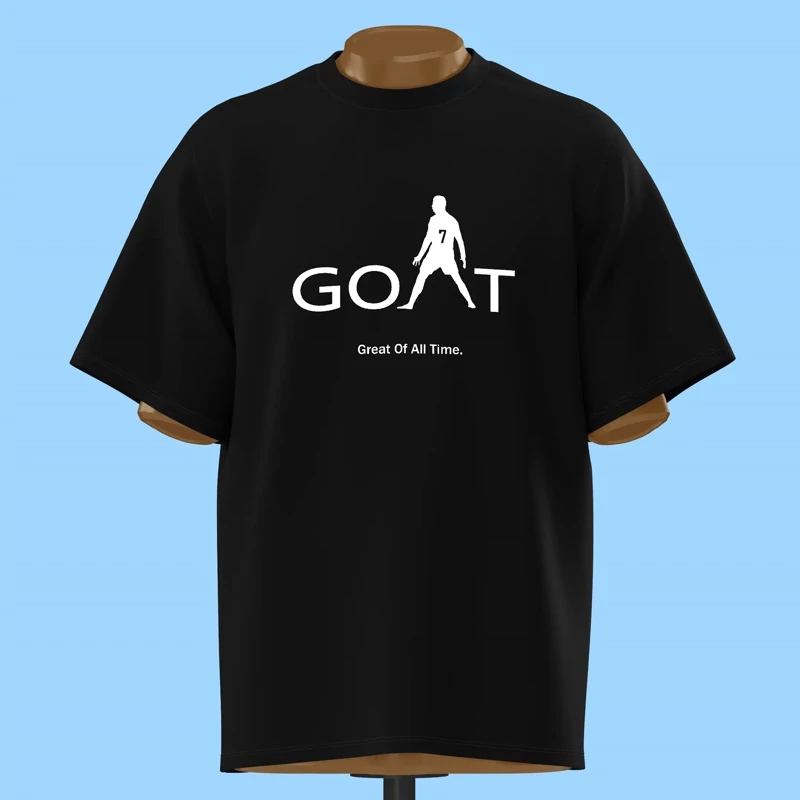 تیشرت رونالدو طرح GOAT کد 10024