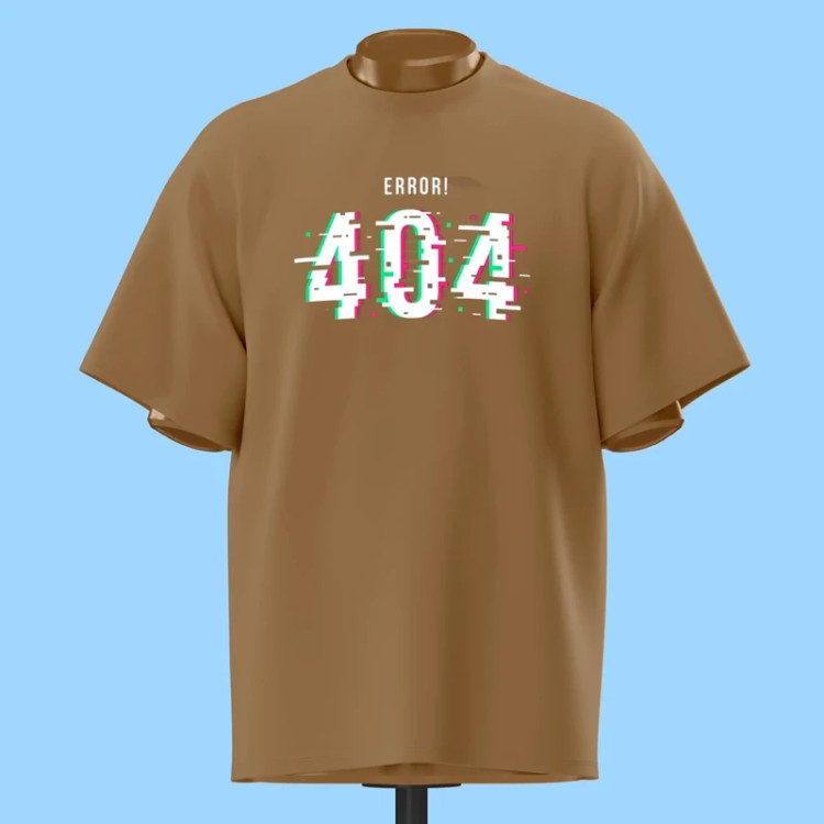 تیشرت Error 404 Page Not Found - کد 10900