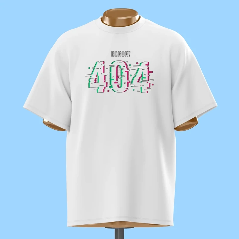 تیشرت Error 404 Page Not Found - کد 10900