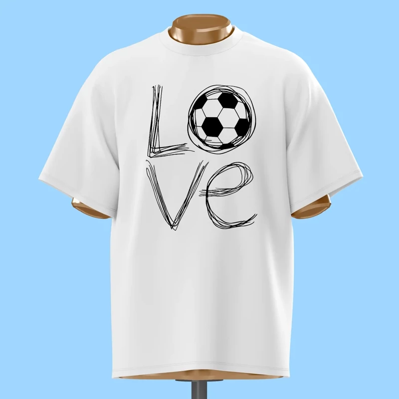 تیشرت فوتبالی LOVE - کد 10232