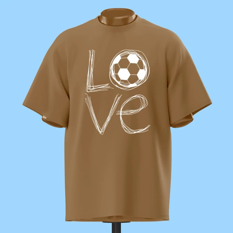 تیشرت فوتبالی LOVE - کد 10232