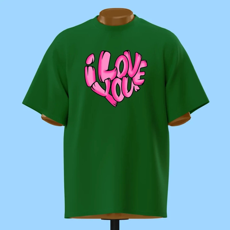 تیشرت I Love You - کد 10436