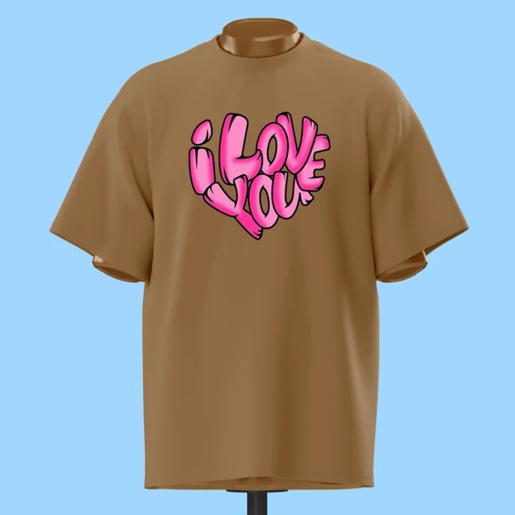 تیشرت I Love You - کد 10436