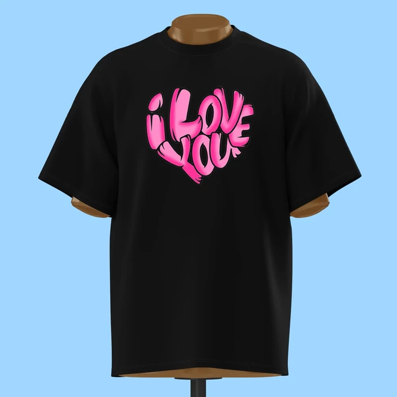 تیشرت I Love You - کد 10436