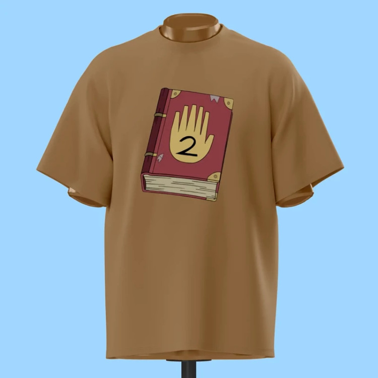 تیشرت کتاب جورنال شماره 2 آبشار جاذبه - کد 11345