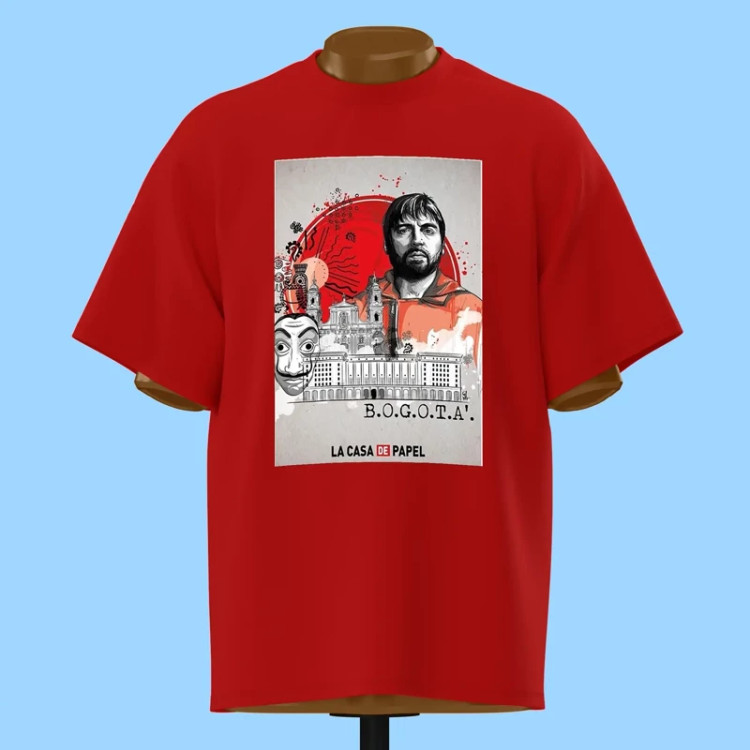 تیشرت پوستر بوگوتا La Casa de Papel - کد 10823