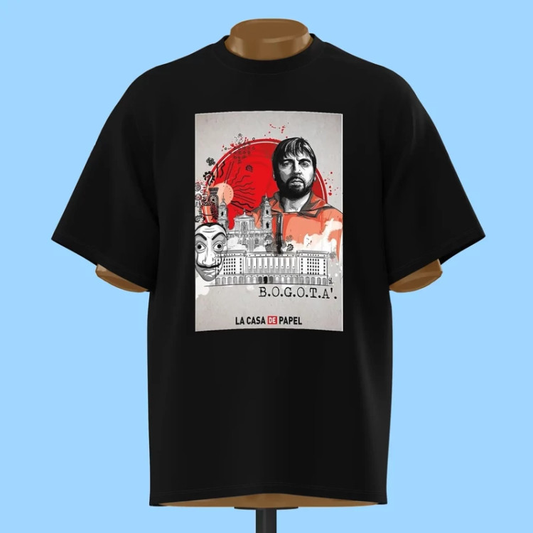 تیشرت پوستر بوگوتا La Casa de Papel - کد 10823