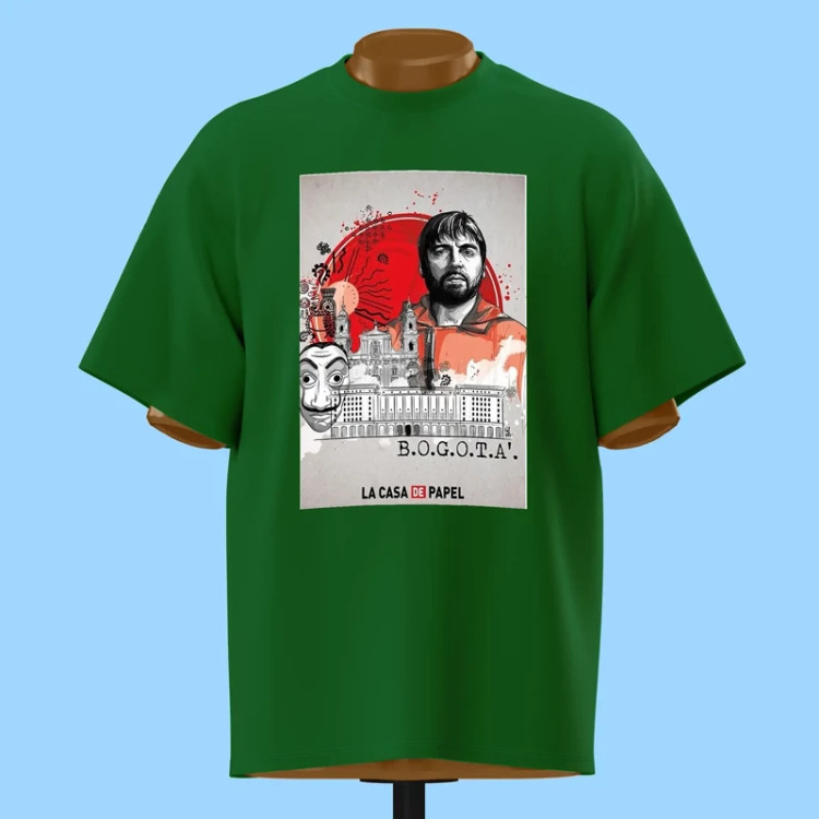 تیشرت پوستر بوگوتا La Casa de Papel - کد 10823