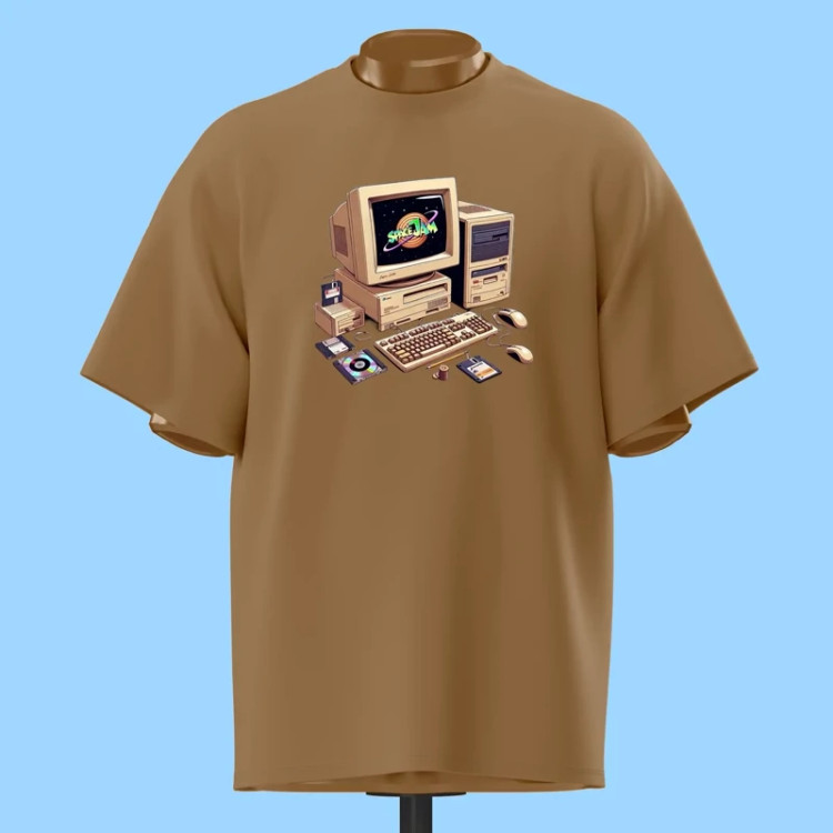 تیشرت کامپیوتر قدیمی Retro - کد 10723