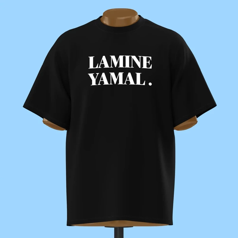 تیشرت نوشته Lamine Yamal - کد 10561