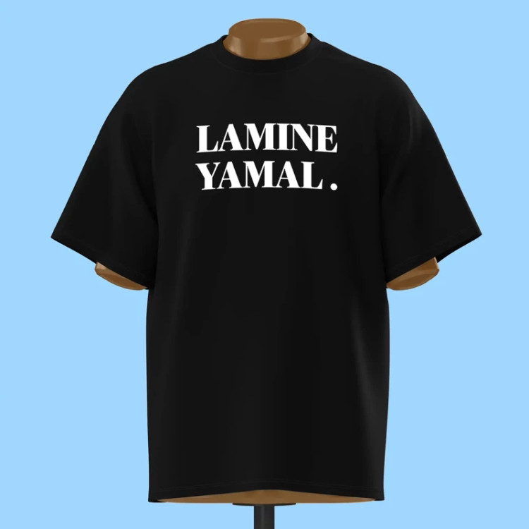 تیشرت نوشته Lamine Yamal - کد 10561
