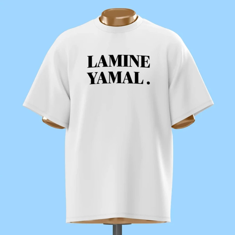 تیشرت نوشته Lamine Yamal - کد 10561