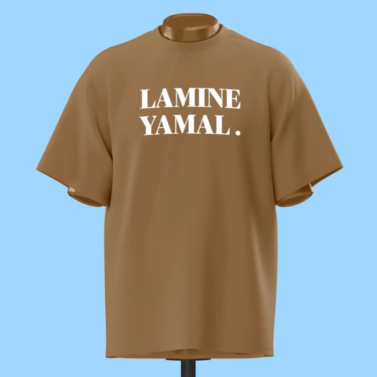 تیشرت نوشته Lamine Yamal - کد 10561