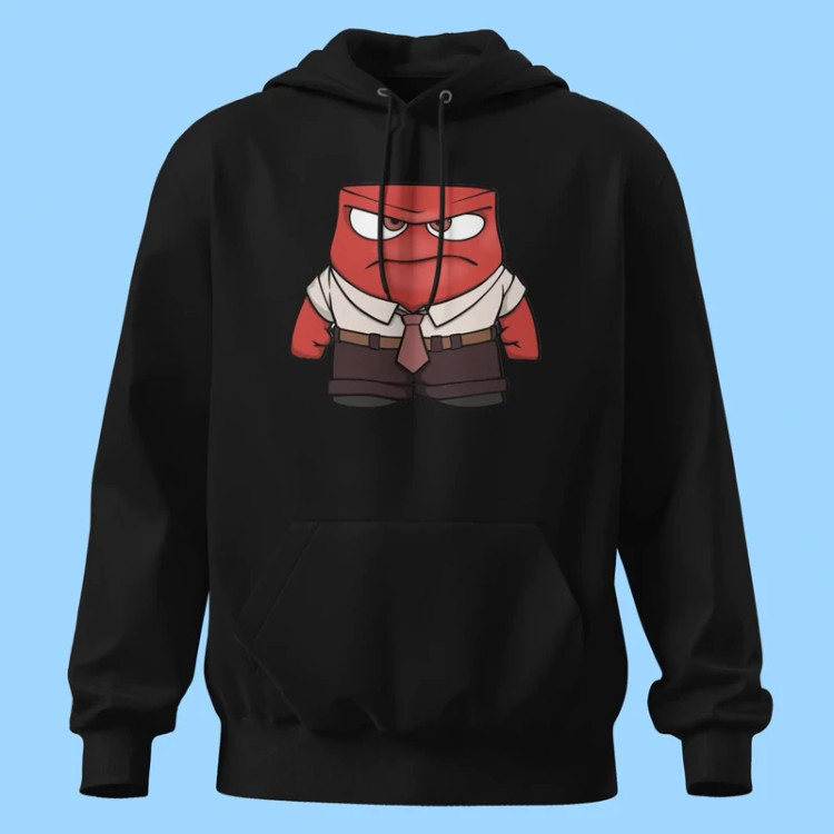 هودی خشم قرمز درون و بیرون - کد 11194