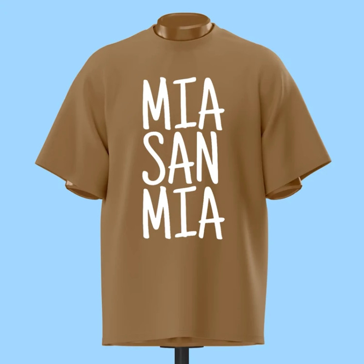 تیشرت شعار MIA SAN MIA دست نویس - کد 10274