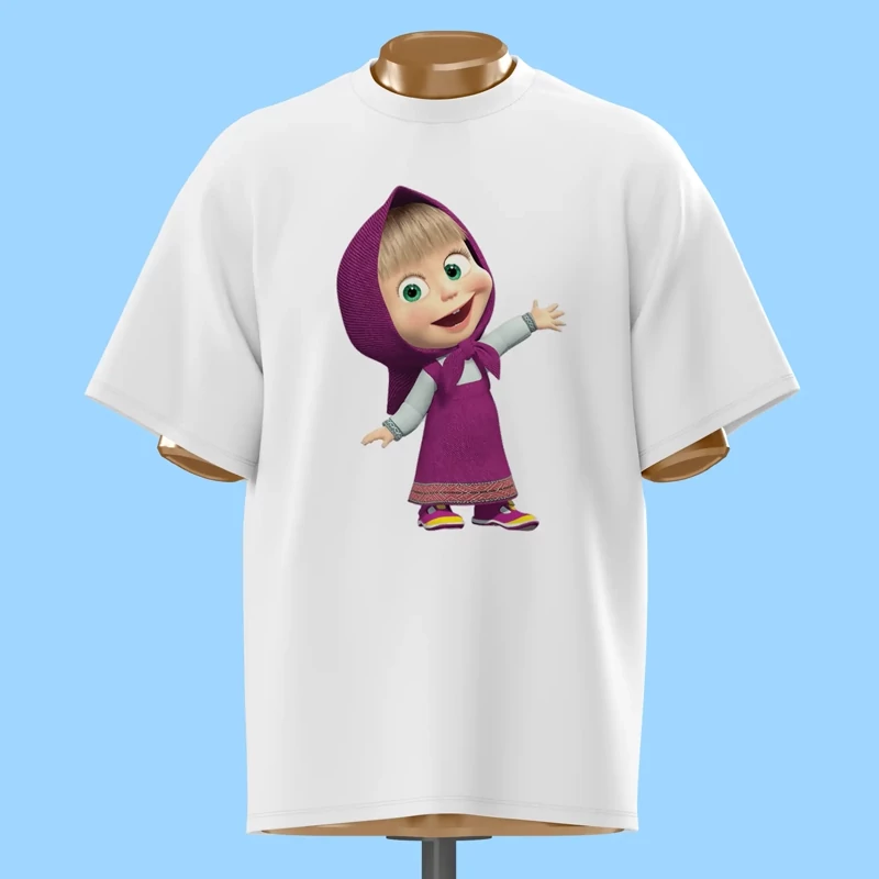 تیشرت ماشا Masha and the Bear - کد 10742
