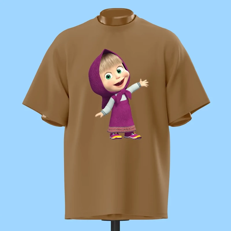 تیشرت ماشا Masha and the Bear - کد 10742