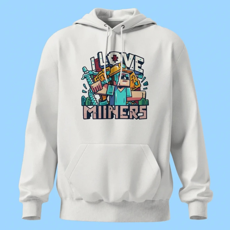 هودی I Love Miners ماینکرفت - کد 10767