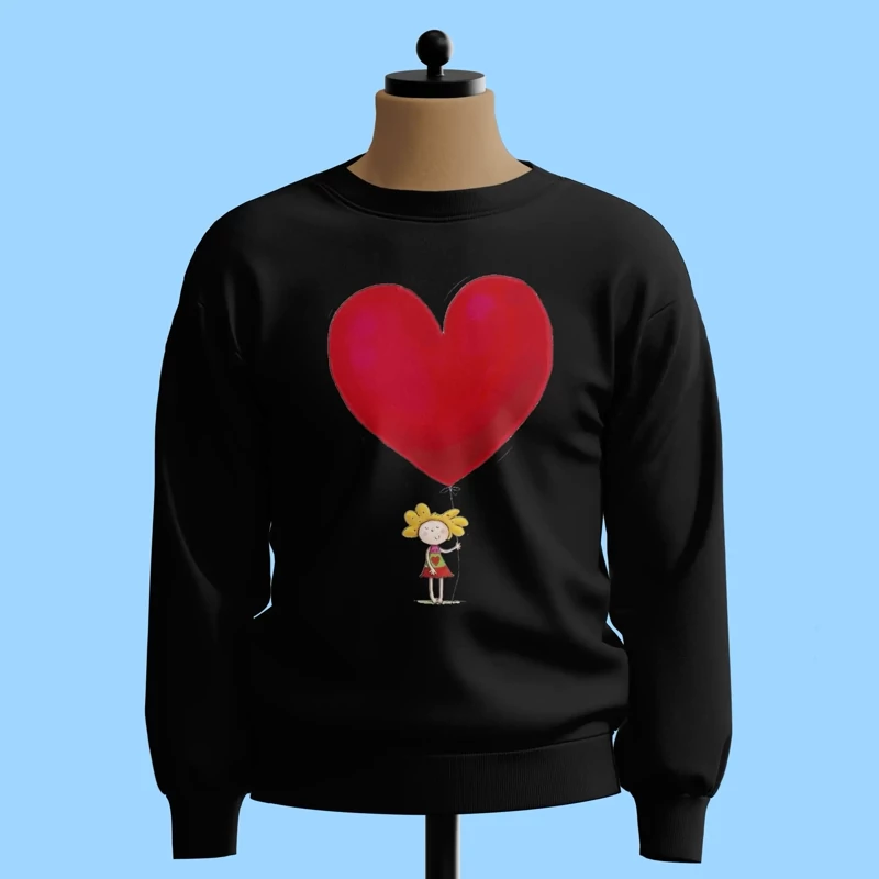 دورس دختر و بادکنک قلبی - کد 10437