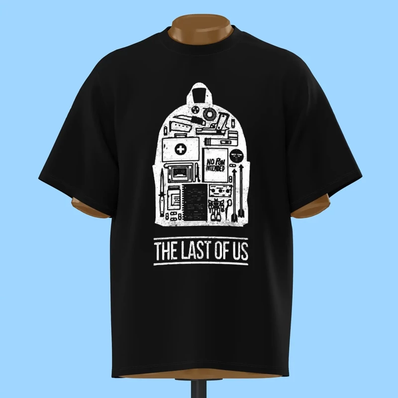 تیشرت کوله پشتی The Last Of Us - کد 10389