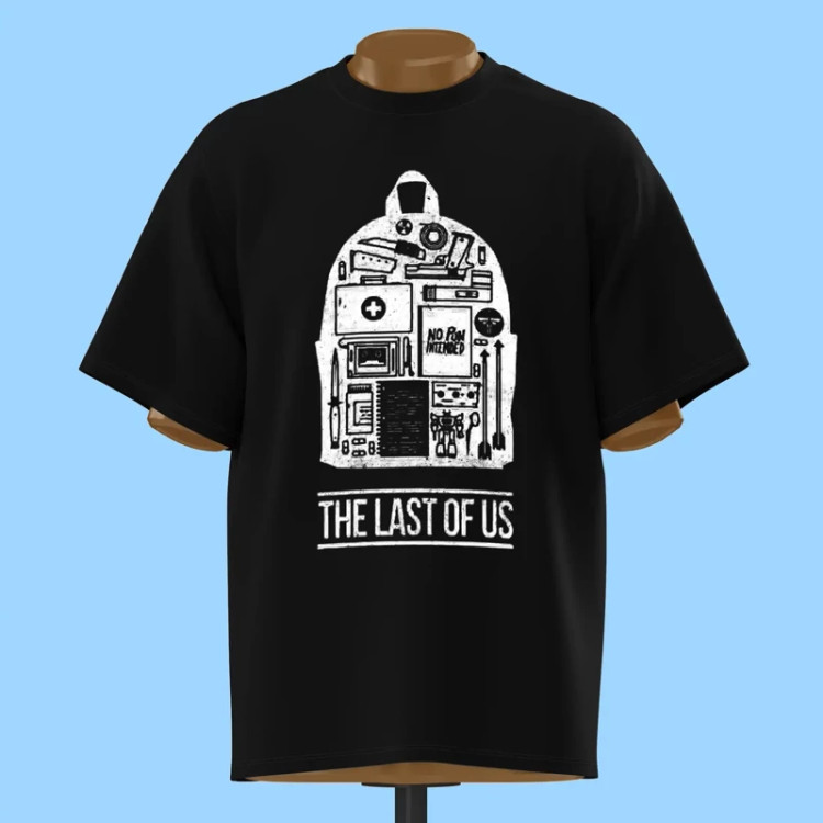 تیشرت کوله پشتی The Last Of Us - کد 10389