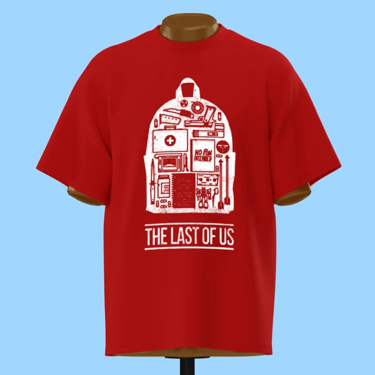 تیشرت کوله پشتی The Last Of Us - کد 10389