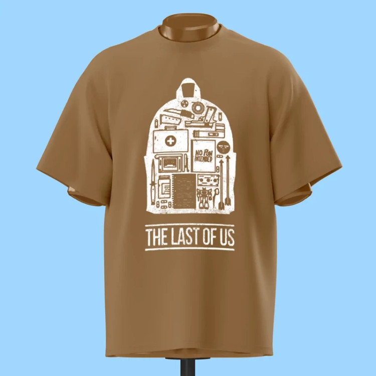 تیشرت کوله پشتی The Last Of Us - کد 10389