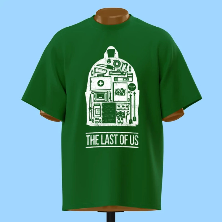 تیشرت کوله پشتی The Last Of Us - کد 10389