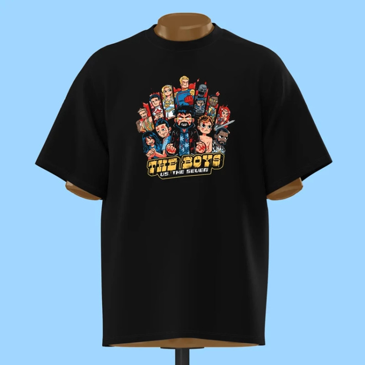 تیشرت کارتونی The Boys و The Seven - کد 10468