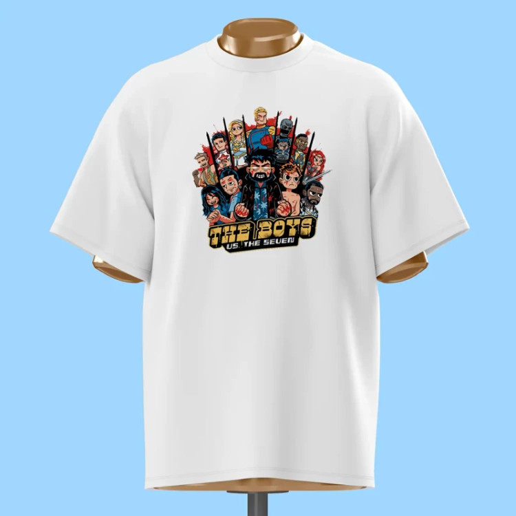 تیشرت کارتونی The Boys و The Seven - کد 10468