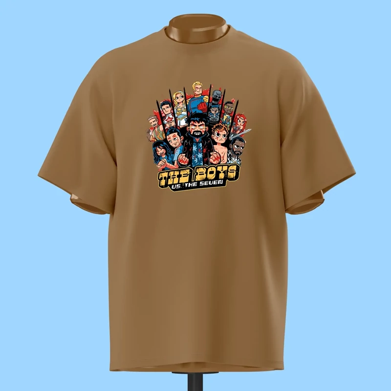 تیشرت کارتونی The Boys و The Seven - کد 10468