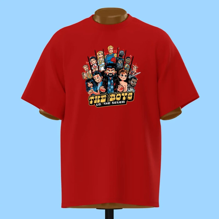 تیشرت کارتونی The Boys و The Seven - کد 10468