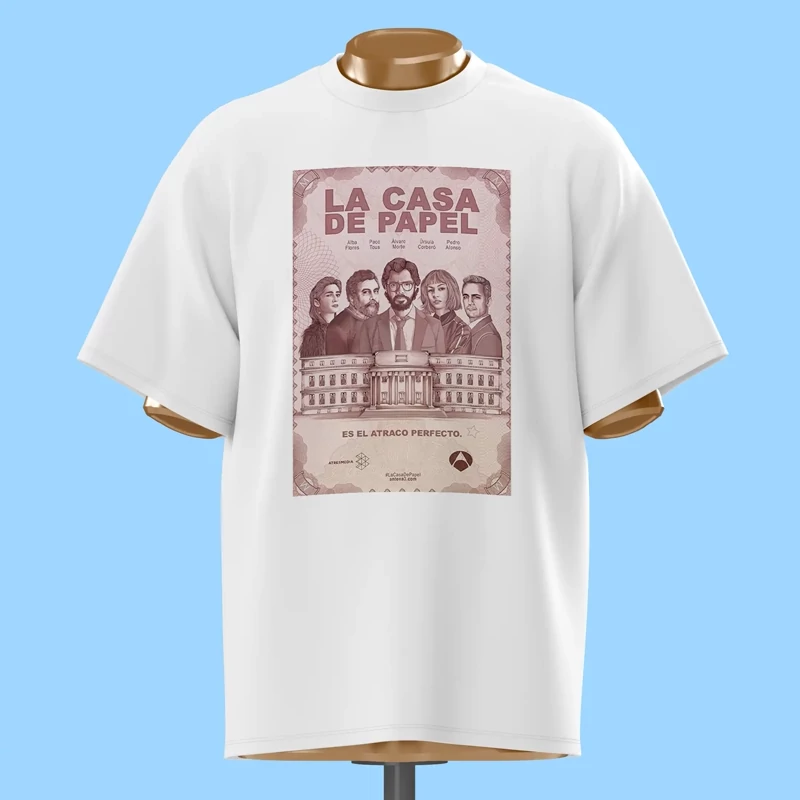 تیشرت پوستر فیلم La Casa de Papel - کد 10792