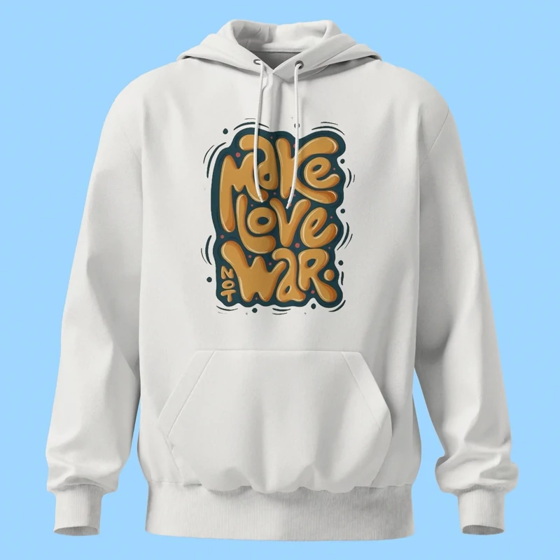 هودی تایپوگرافی Make Love Not War - کد 10880