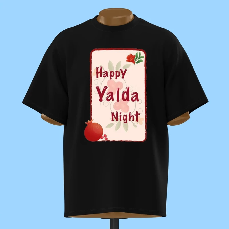 تیشرت Happy Yalda Night - کد 10600