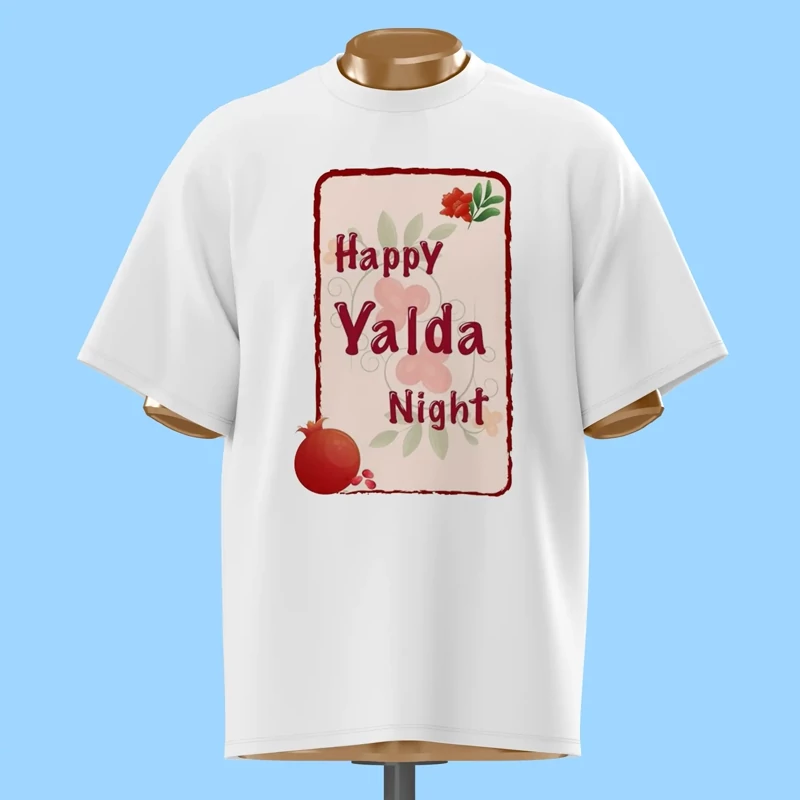 تیشرت Happy Yalda Night - کد 10600