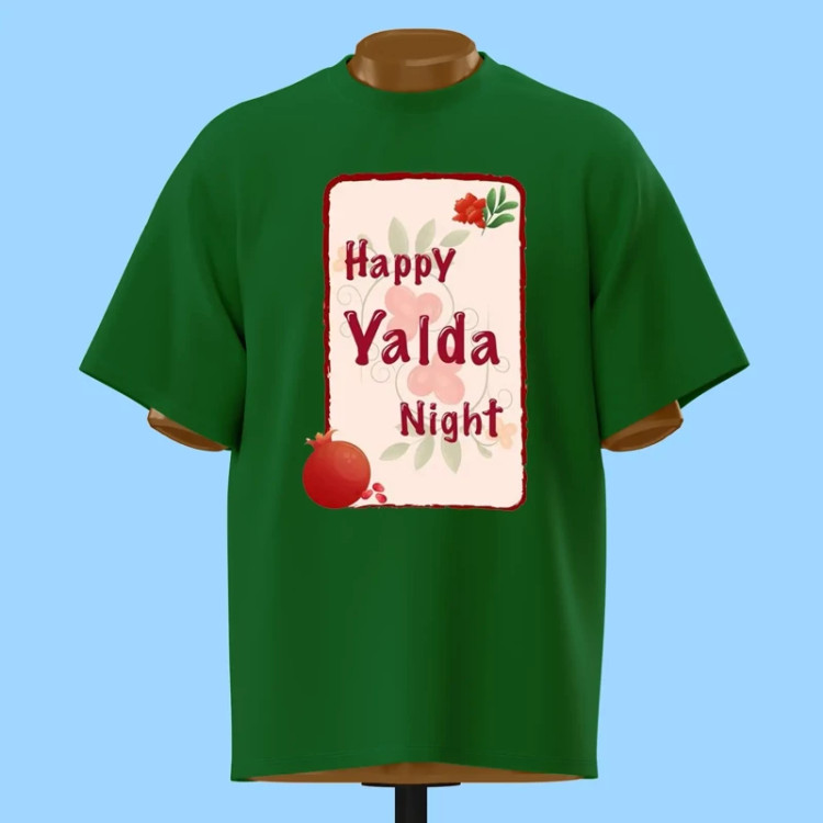 تیشرت Happy Yalda Night - کد 10600