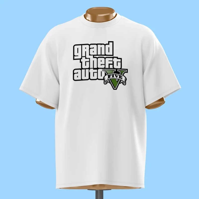 تیشرت لوگوی Grand Theft Auto V - کد 10688