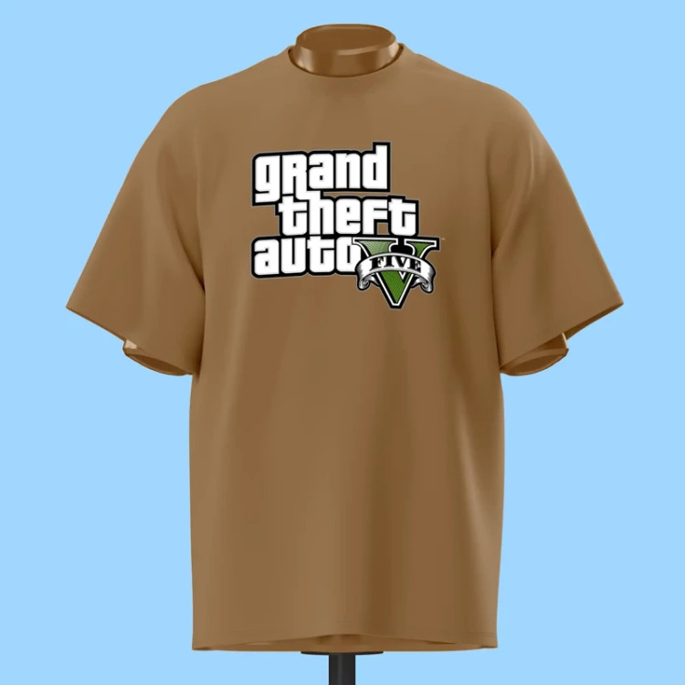تیشرت لوگوی Grand Theft Auto V - کد 10688