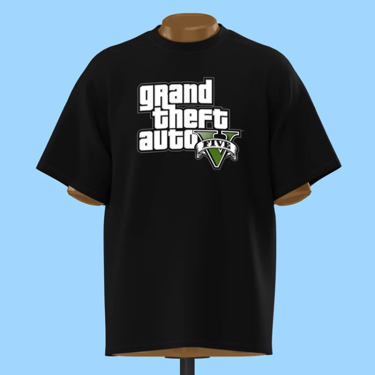 تیشرت لوگوی Grand Theft Auto V - کد 10688