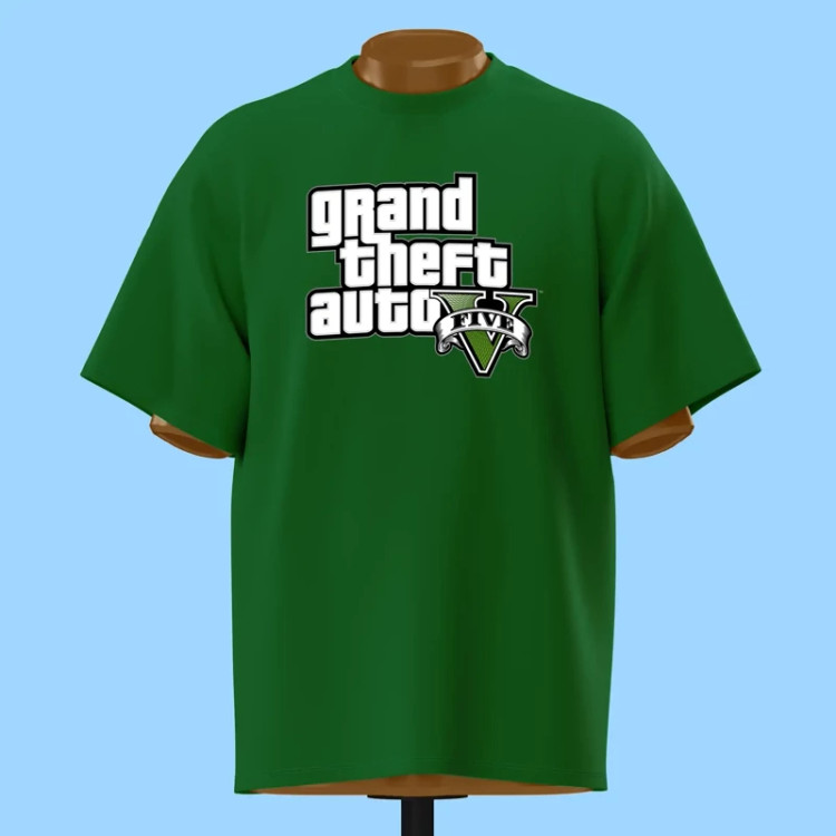 تیشرت لوگوی Grand Theft Auto V - کد 10688