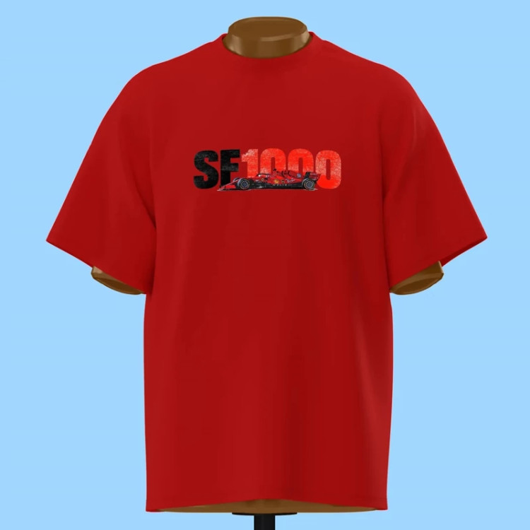 تیشرت طرح فرمول یک SF1000 دارای رنگبندی کد 10200