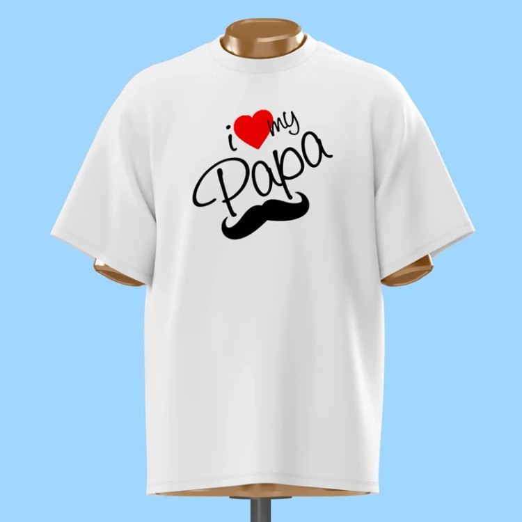 تیشرت I Love My Papa - کد 10591