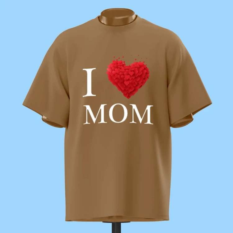تیشرت I Love Mom - کد 10595