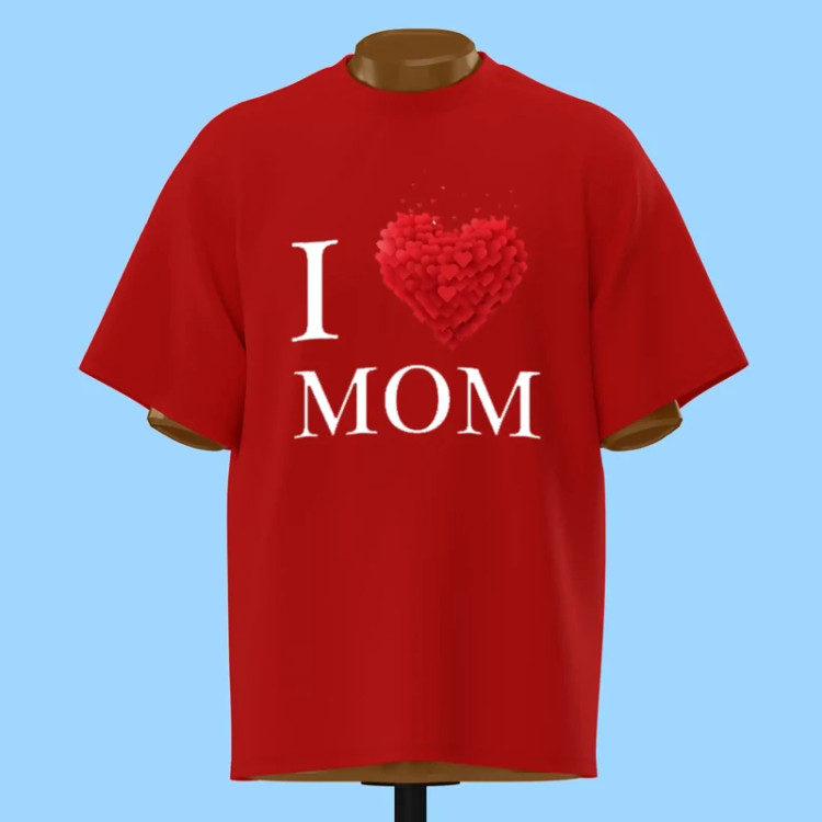 تیشرت I Love Mom - کد 10595