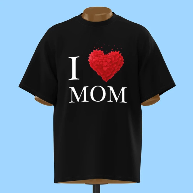 تیشرت I Love Mom - کد 10595