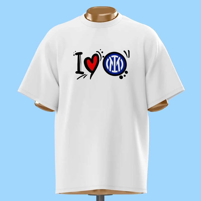 تیشرت چاپ I LOVE INTER کد 10035