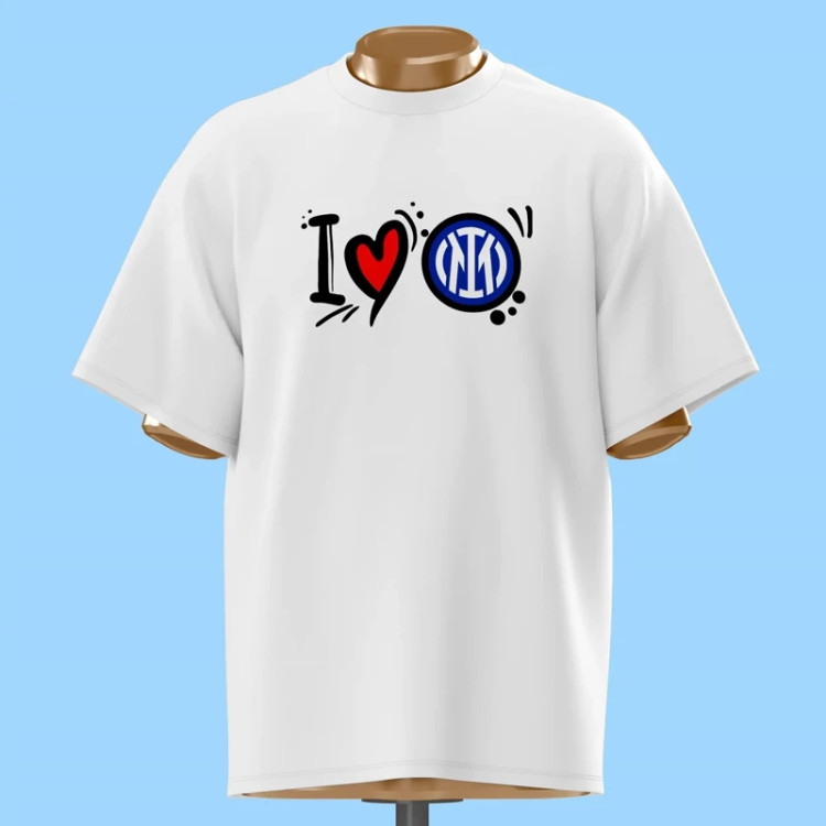 تیشرت چاپ I LOVE INTER کد 10035
